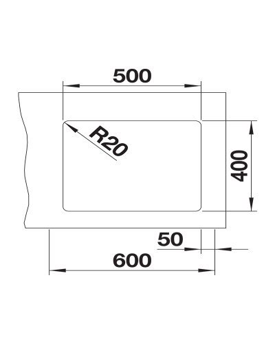 Кухонна мийка Blanco ETAGON 500-U (527754)