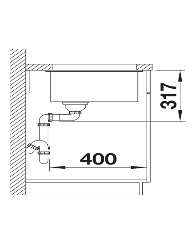 Кухонна мийка Blanco ETAGON 500-U (527754)