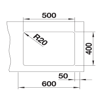 Кухонна мийка Blanco ETAGON 500-U (527759) білий