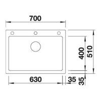 Кухонна мийка Blanco PLEON 8 527778 чорний