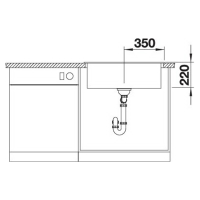 Кухонна мийка Blanco PLEON 8 527782 темна скеля