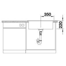 Кухонна мийка Blanco PLEON 8 527785 сірий беж