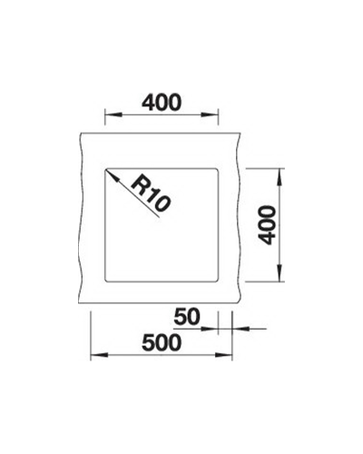 Кухонна мийка Blanco SUBLINE 400-U 527786