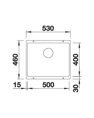 Кухонна мийка Blanco SUBLINE 500-U 527795