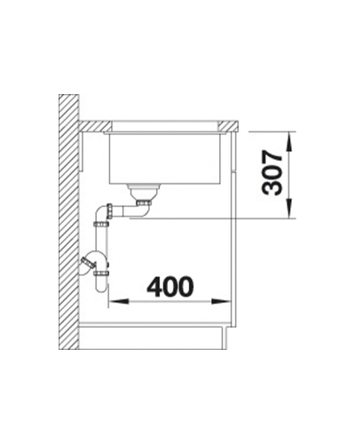 Кухонна мийка Blanco SUBLINE 500-U 527795