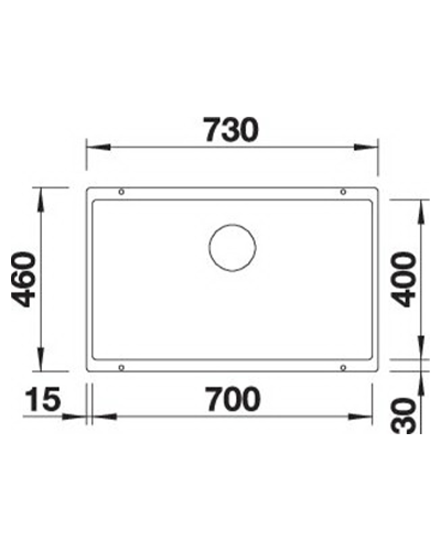 Кухонна мийка Blanco SUBLINE 700-U 527802