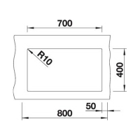 Кухонна мийка Blanco SUBLINE 700-U 527802 чорний