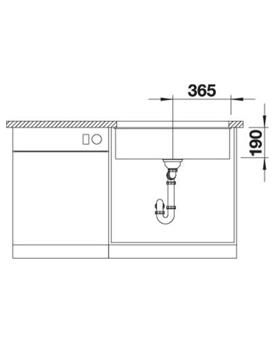 Кухонна мийка Blanco SUBLINE 700-U 527802