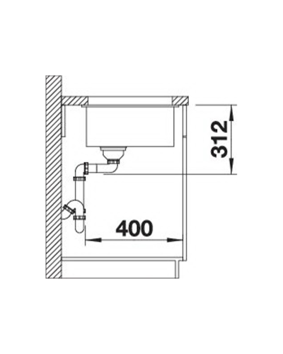 Кухонна мийка Blanco SUBLINE 700-U 527802