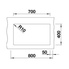 Кухонна мийка Blanco SUBLINE 700-U 527803 вулканічний сірий