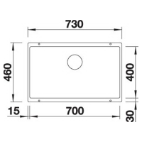 Кухонна мийка Blanco SUBLINE 700-U (527805) антрацит