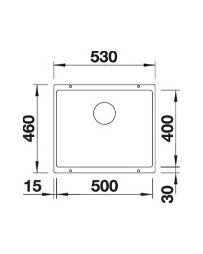 Кухонна мийка Blanco SUBLINE 500-U 527794