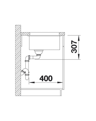 Кухонна мийка Blanco SUBLINE 500-U 527794