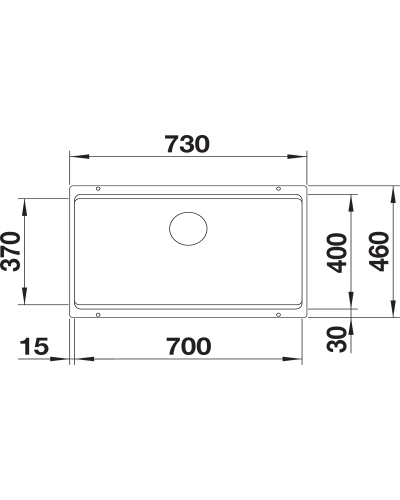 Кухонна мийка Blanco ETAGON 700-U (527762)