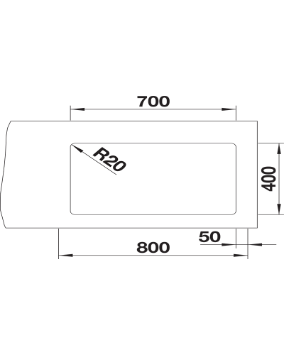 Кухонна мийка Blanco ETAGON 700-U (527762)