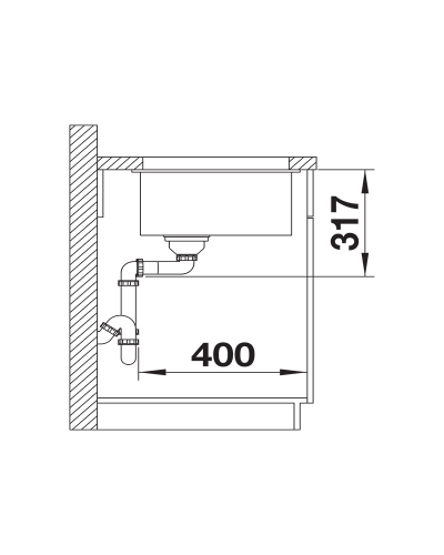 Кухонна мийка Blanco ETAGON 700-U (527762)