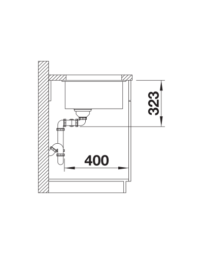 Кухонна мийка Blanco SUBLINE 350\/350-U (527826)