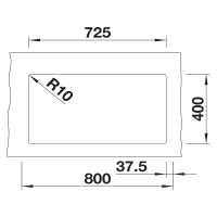 Кухонна мийка Blanco SUBLINE 350/350-U (527833) сірий беж