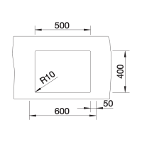 Кухонна мийка Blanco CLARON 500-U (527834) Dark Steel
