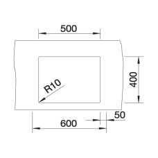 Кухонна мийка Blanco CLARON 500-U (527834) Dark Steel