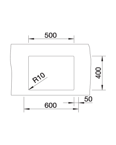 Кухонна мийка Blanco CLARON 500-U (527834)