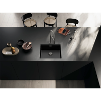 Кухонна мийка Blanco CLARON 500-U (527834) Dark Steel