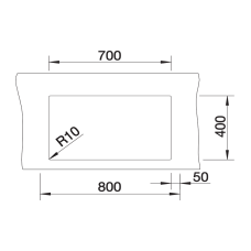Кухонна мийка Blanco CLARON 700-U (527835) Dark Steel