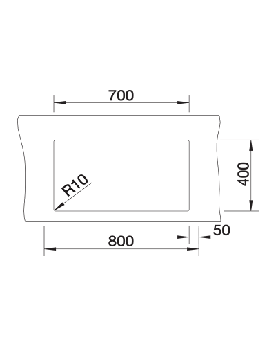 Кухонна мийка Blanco CLARON 700-U (527835)