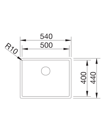 Кухонна мийка Blanco CLARON 500-IF (527836)