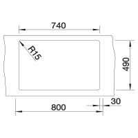 Кухонна мийка Blanco CLARON 700-IF (527837) Dark Steel