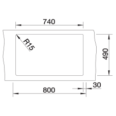 Кухонна мийка Blanco CLARON 700-IF (527837) Dark Steel