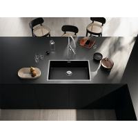 Кухонна мийка Blanco CLARON 700-IF (527837) Dark Steel