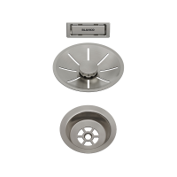 Комплект зливної арматури Blanco 207425 satin platinum