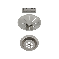 Комплект зливної арматури Blanco 207425 satin platinum