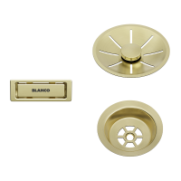 Комплект зливної арматури Blanco 207427 satin gold