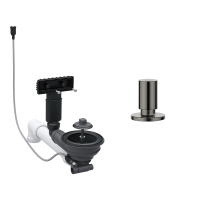 Комплект зливної арматури Blanco 207429 satin dark steel