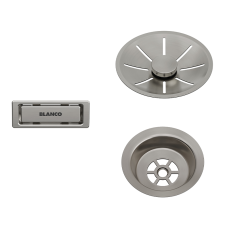 Комплект зливної арматури Blanco 207435 satin platinum