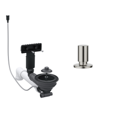 Комплект зливної арматури Blanco 207435 satin platinum