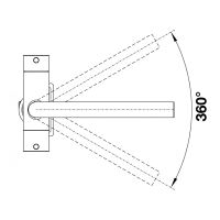 Кухонний змішувач Blanco FONTAS II satin platinum 527714