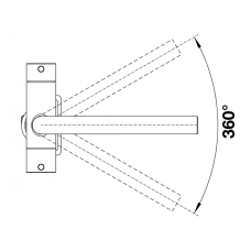 Кухонний змішувач Blanco FONTAS II (527736) Satin dark steel