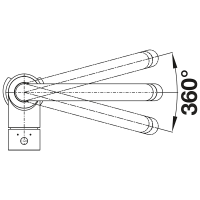 Кухонний змішувач Blanco MIDA-S (526653) чорний матовий