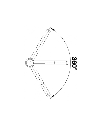 Кухонний змішувач Blanco KANO (526667) чорний матовий