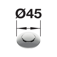 Пневматична кнопка  Blanco FWD (526771) Хром