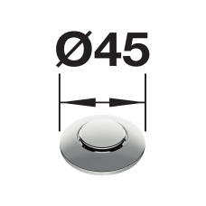 Пневматична кнопка  Blanco FWD (526771) Хром