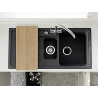 Пневматична кнопка Blanco FWD (526768) PVD Steel