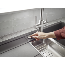 Пневматична кнопка Blanco FWD (526768) PVD Steel