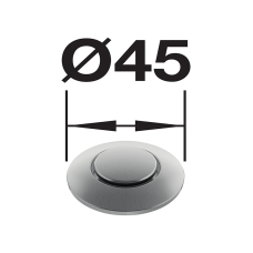 Пневматична кнопка Blanco FWD (526768) PVD Steel