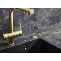 Пневматична кнопка  Blanco FWD (526769) Satin Gold