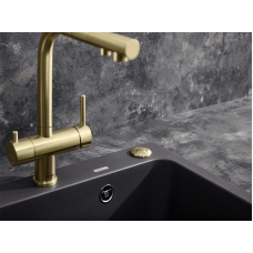 Пневматична кнопка  Blanco FWD (526769) Satin Gold