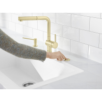 Пневматична кнопка  Blanco FWD (526769) Satin Gold